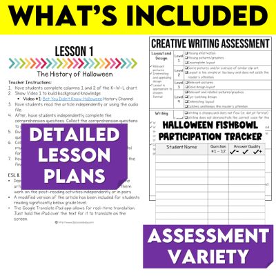 Halloween Activities Unit