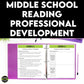 Middle School Reading Professional Development | Reading Interest Inventory
