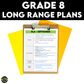 Grade 8 Long Range Plans Ontario Curriculum