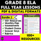 Full Year Middle School English Language Arts Lesson Bundle 2