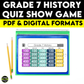 Grade 7 History Strand B Quiz Show Game