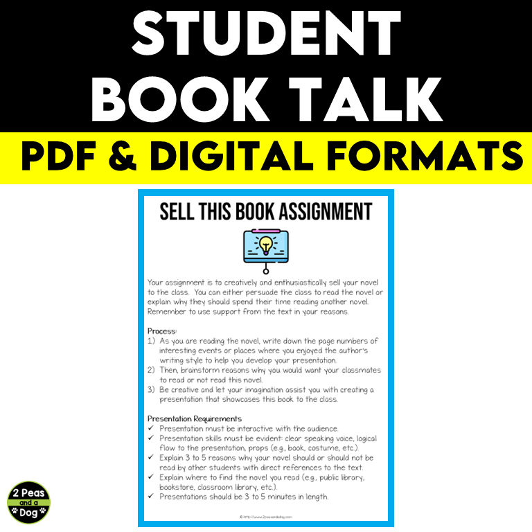 Book Talk Assignment