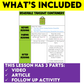 Middle School ELA Sub Plans - Topic Reusable Take Out Containers