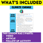 Middle School ELA Sub Plans - Topic Climate Change