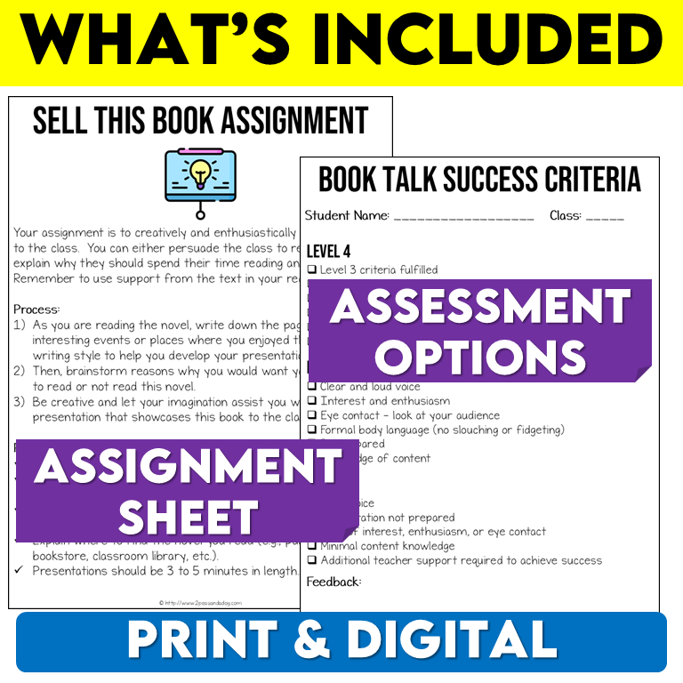 Book Talk Assignment