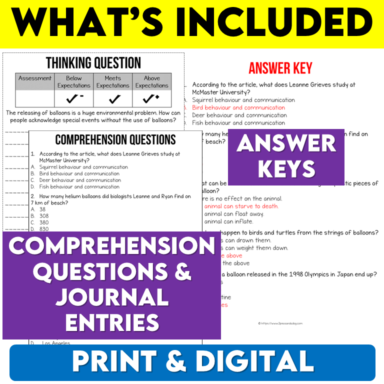 Middle School ELA Sub Plans - Topic Party Planning