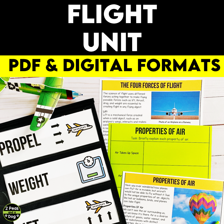 Grade 6 Science Flight Unit Ontario Curriculum