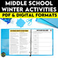 Middle School Winter Activities