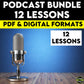 6th Grade Podcast Listening Activities - Grade 6 Listening Skills Bundle