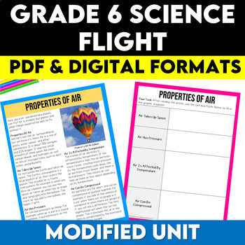 Grade 6 Science Modified Flight Unit