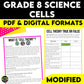 Grade 8 Science Modified Cells Unit