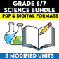 Grade 6/7 Science Modified Bundle