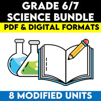 Grade 6/7 Science Modified Bundle