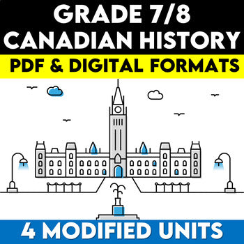 Grade 7/8 History Modified Bundle