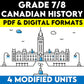 Grade 7/8 History Modified Bundle
