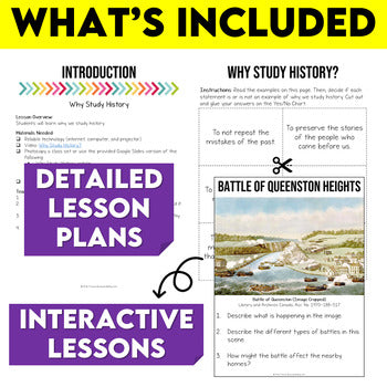 Grade 7/8 History Modified Bundle