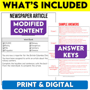 Grade 7/8 History Modified Bundle