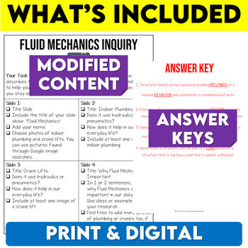 Grade 7/8 Science Modified Bundle