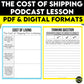 Podcast Listening Comprehension Lesson - The Cost of Shipping