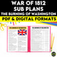 War of 1812 Activities, Sub Plans, Burning of Washington