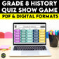 Grade 8 History Strand A Quiz Show Game