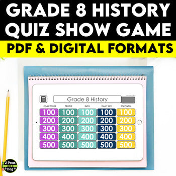 Grade 8 History Strand B Quiz Show Game