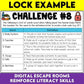 Human Body Digital Escape Room, Human Body Systems 5th Grade