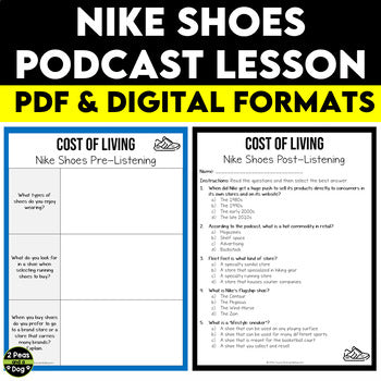 Podcast Listening Comprehension Lesson - Nike Shoes