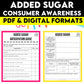 Added Sugar Media Literacy Lesson, Grade 6 Health Lesson