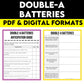 Double-A Batteries Media Literacy Lesson, Grade 6 Science
