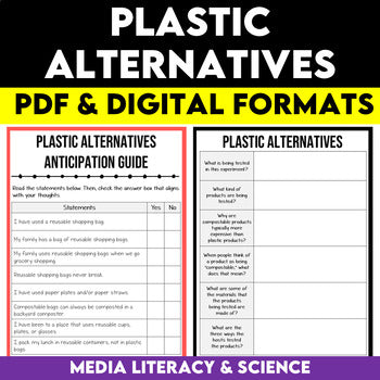 Plastic Alternatives Media Literacy Lesson, Grade 6 Science