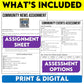 Community News Assignment, Current Events