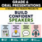 Grade 6 Oral Presentations Bundle, Public Speaking Projects
