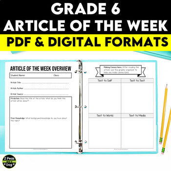 Grade 6 Article of the Week, Non-Fiction Reading Response