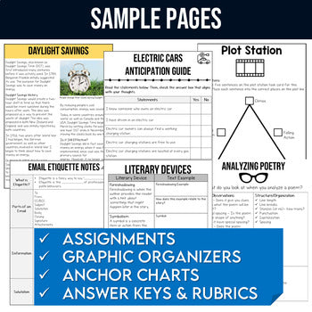 Grade 6/7 Language Arts Ontario Full Year ELA Program