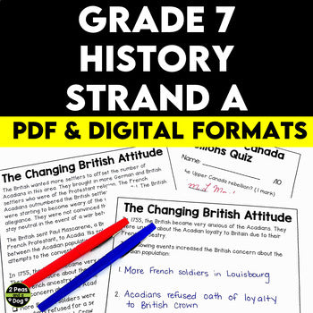 Grade 7 History New France and British North America 1713–1800 Strand A