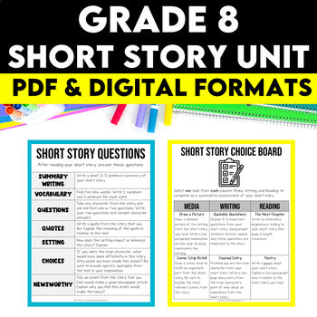 Grade 8 Short Story Unit