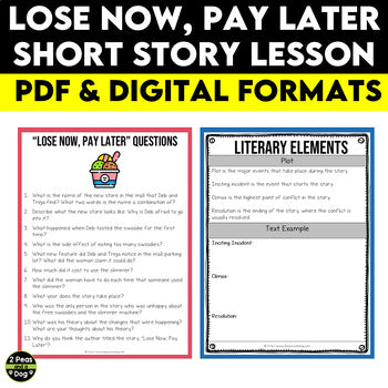 Lose Now, Pay Later Short Story Lesson