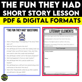 The Fun They Had Short Story Lesson