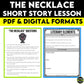 The Necklace Short Story Lesson