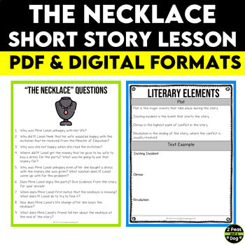 The Necklace Short Story Lesson