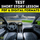 Test Short Story Lesson