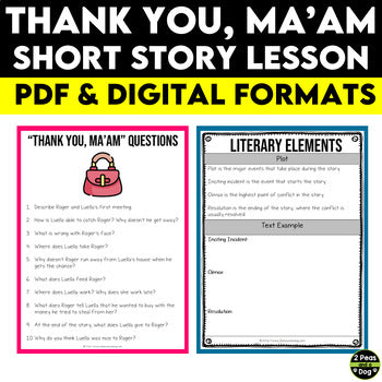 Thank You, Ma'am Short Story Lesson