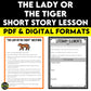 The Lady or the Tiger Short Story Lesson