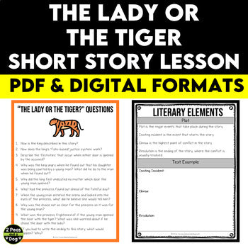 The Lady or the Tiger Short Story Lesson