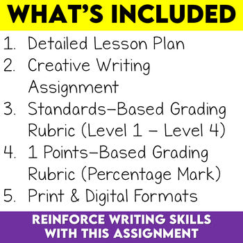 Back to School Creative Writing Assignment