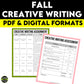 Fall Creative Writing Assignment
