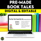 Pre-Made Book Talks For Middle and High School Teachers