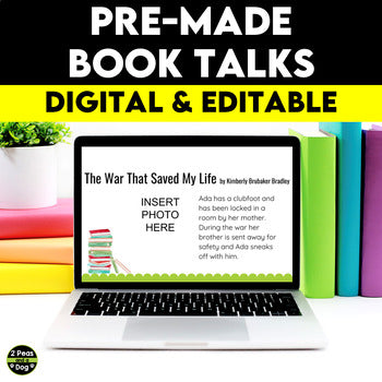Pre-Made Book Talks For Middle and High School Teachers