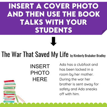 Pre-Made Book Talks For Middle and High School Teachers